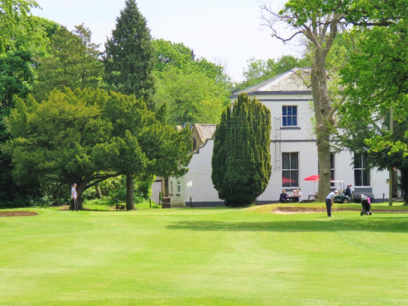 Arcot Hall - view down the 18th